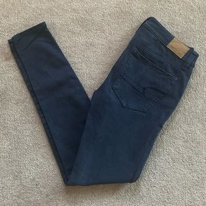 American Eagle Navy Blue Jeggings
